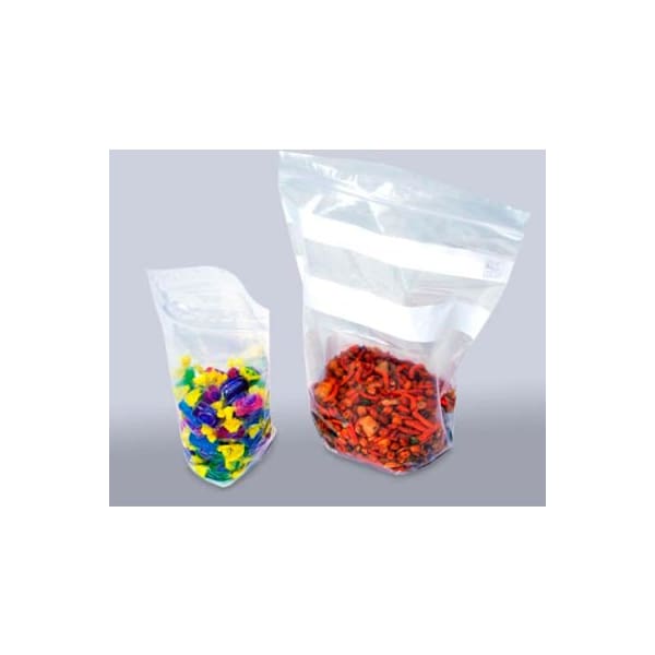 Lk Packaging Reclosable Bags W/ Write On Strip, 1 Gal., 10"W x 12"L, 4 Mil, Clear, 250/Pack F21012G - main